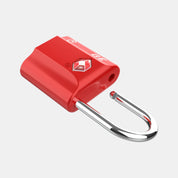 TSA Approved Dimple Key Luggage Lock - TSA006 Key, Ultra-Secure Small Size Lock. Red 2 Locks