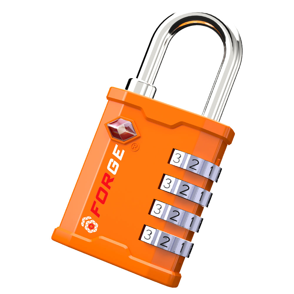 Heavy Duty TSA Approved  Lock for Tool Box and Case with TSA006 Key, Orange 2 Locks
