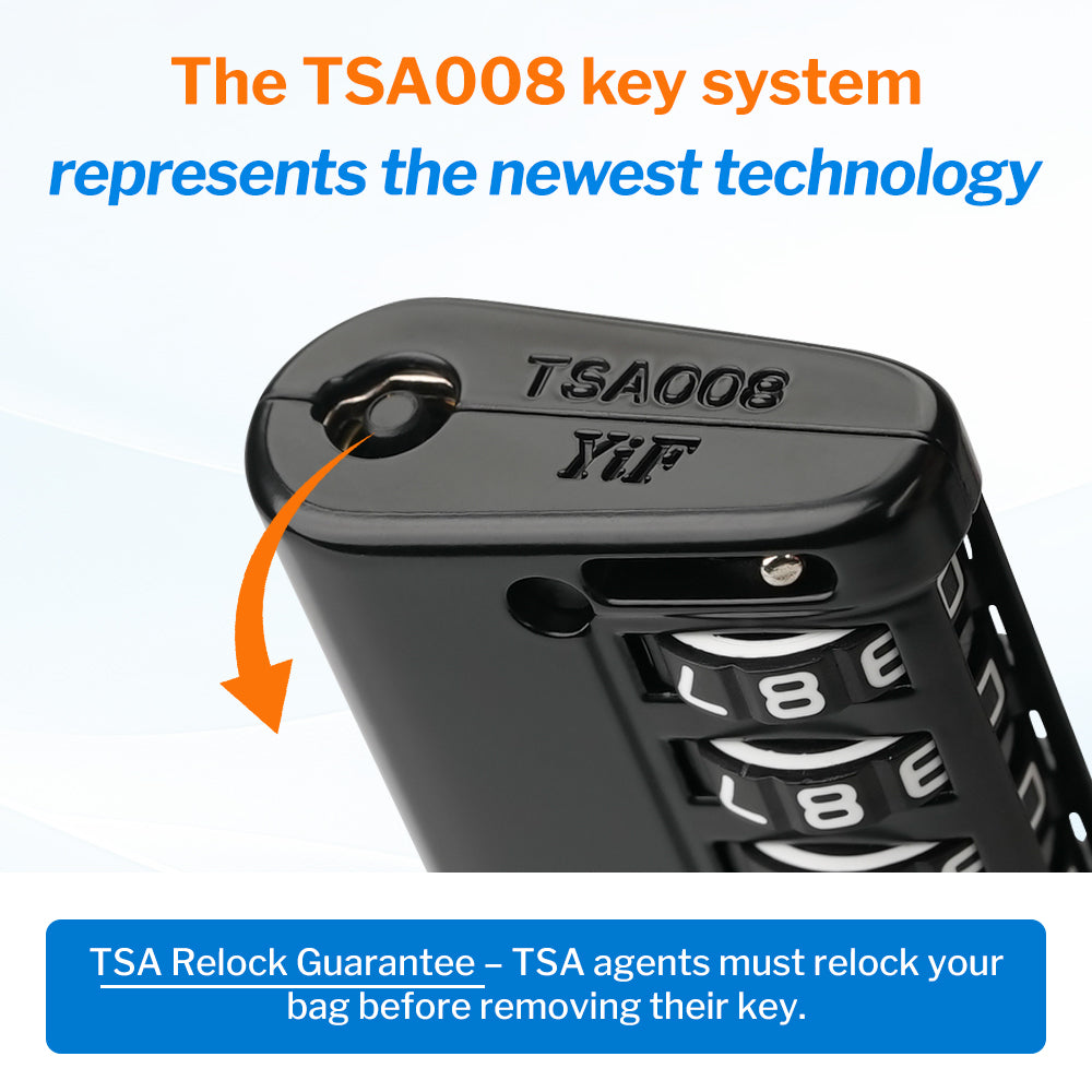 Forge TSA Approved Luggage Locks 4 Digit Combination TSA Travel Locks with TSA008, Open Alert Indicator, Zinc Alloy Body for Luggage, Suitcase, Backpack, and More. Black 4 Locks.
