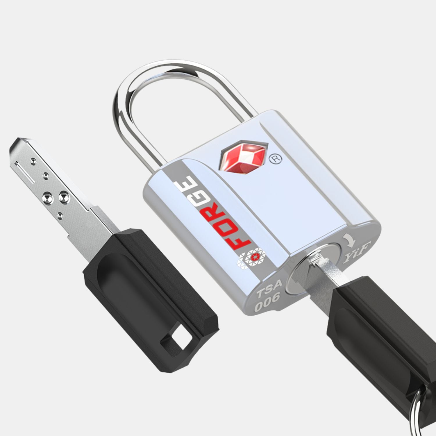TSA Approved Dimple Key Luggage Lock - TSA006 Key, Ultra-Secure Small ...