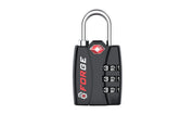 TSA-Approved Luggage Locks: 3-Digit Combination, Open Alert Indicator, Black 2 Locks