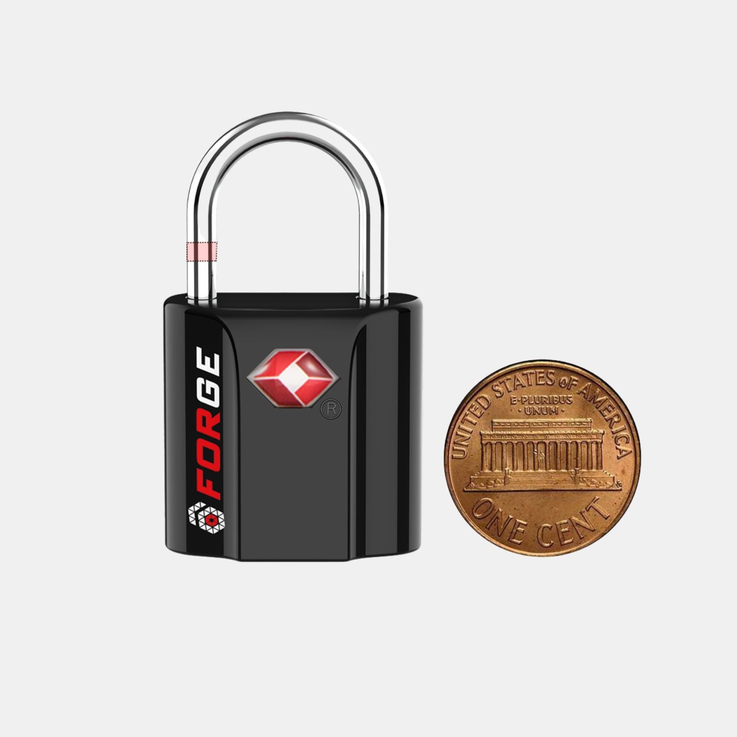 TSA Approved Dimple Key Luggage Lock - TSA006 Key, Ultra-Secure Small Size Lock. 4 Color, 4 Locks