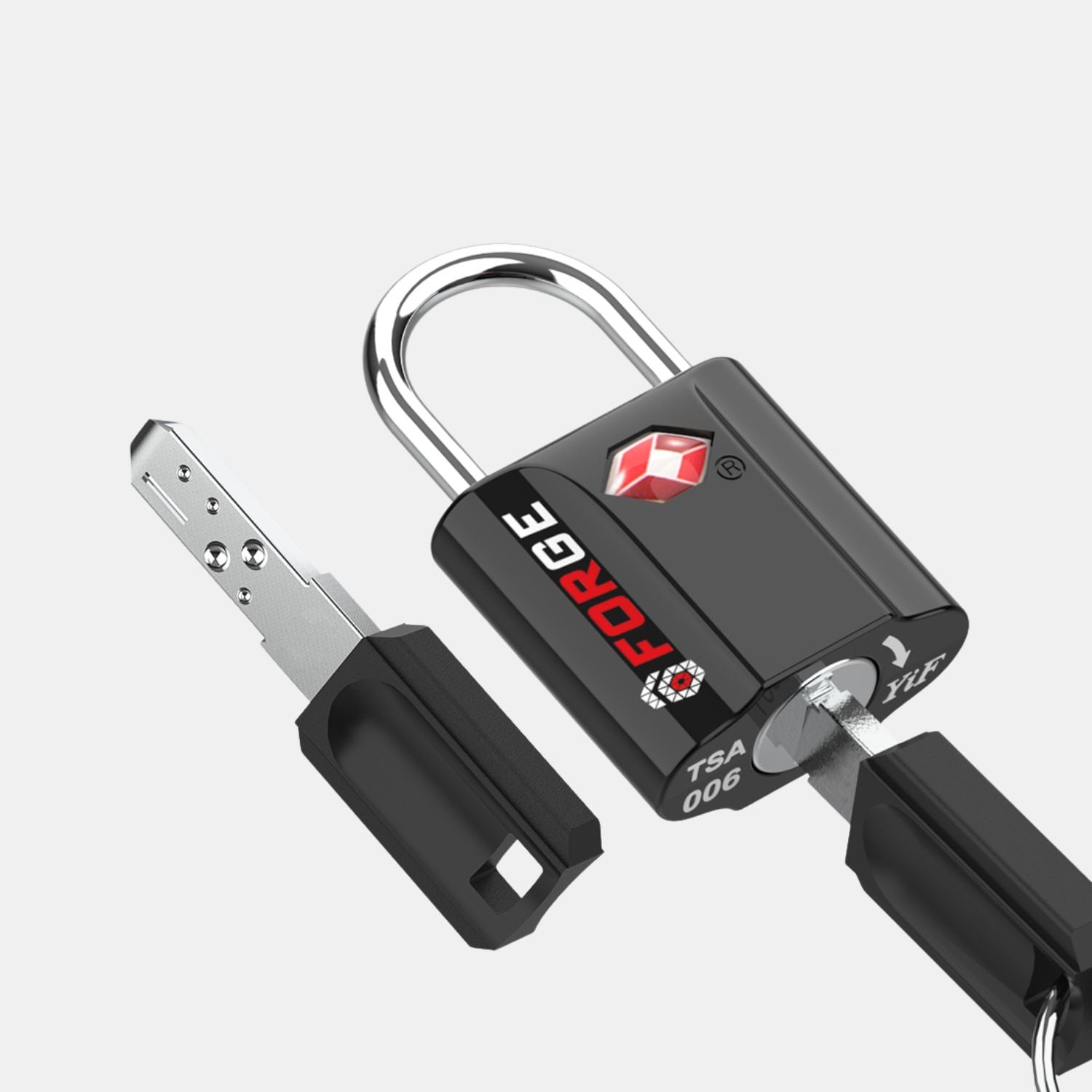 TSA Dimple Key Luggage Locks | 6-Pack Black - Forge Quality – Forge ...