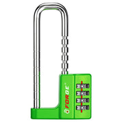 Cabinet LockCombination PadlockStainless Steel Gym Locker Lock Code Long Adjustable Shackle for Outdoor School Gym Sports lockers Fences Green 1 pack