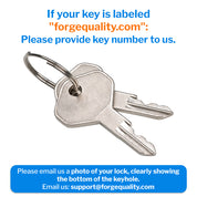 Forge TSA Key Lock Key, Proof of purchase is required for all key orders. Please READ description as below.