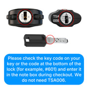 Forge TSA Key Lock Keys , OX Series & Koala Series, 4 packs