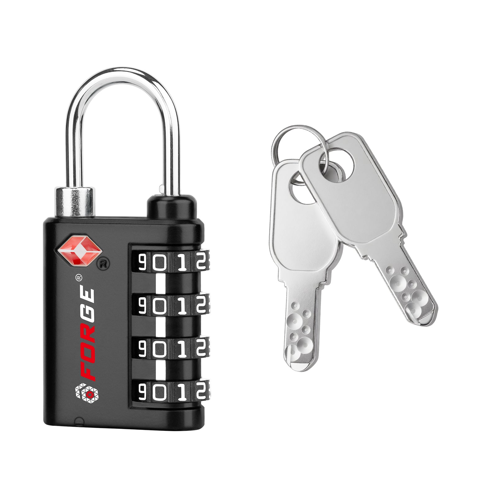 Forge TSA Key Lock Keys , OX Edge Series, 4 Packs