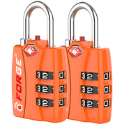 Candados para equipaje aprobados por la TSA: combinación de 3 dígitos, indicador de alerta abierta