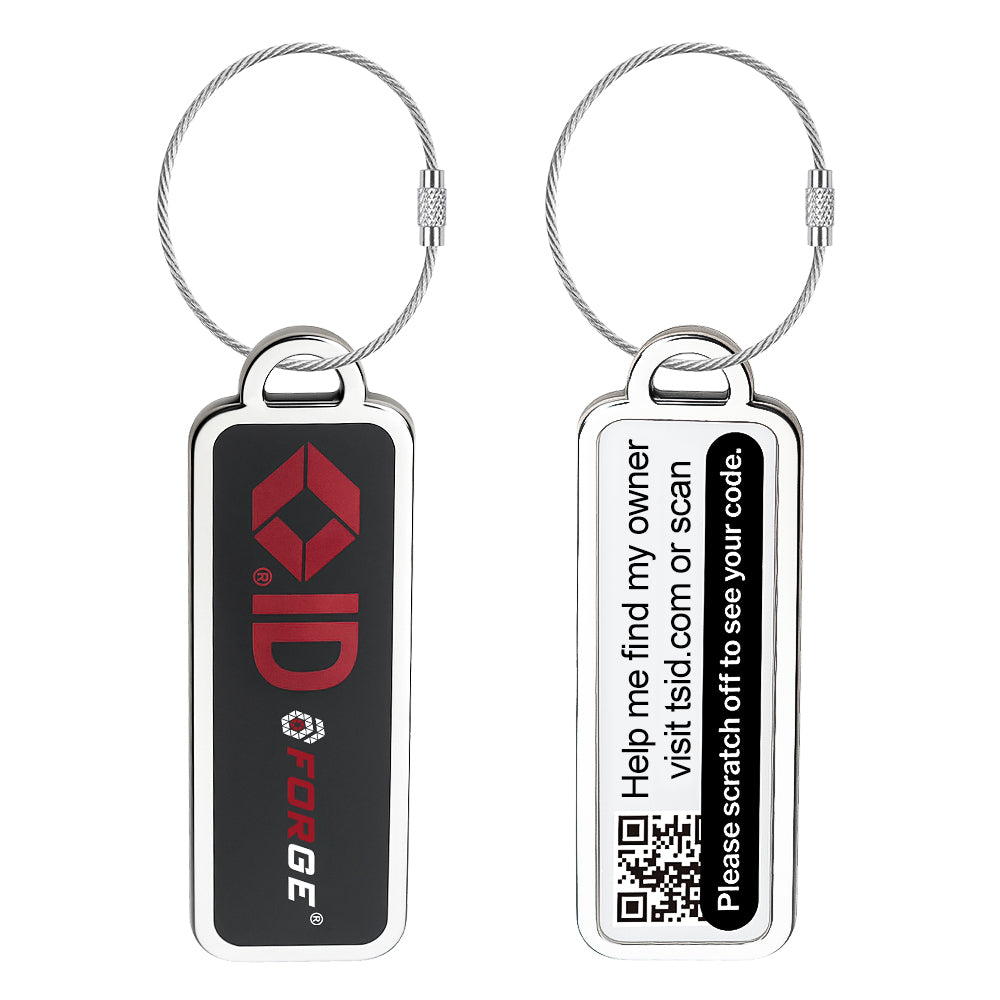 Forge TSID Travel Tag - Black Small 2 Pack