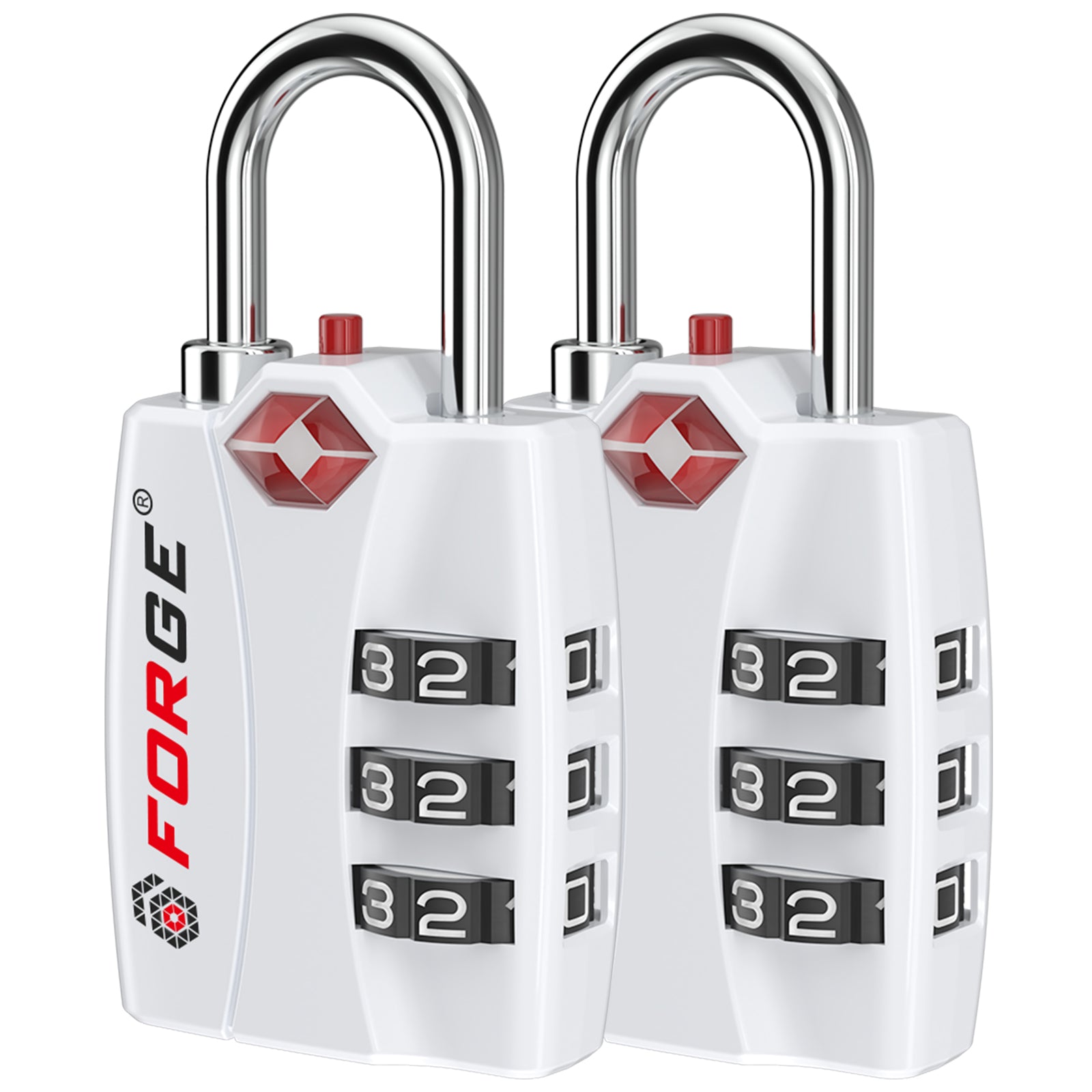 Candados para equipaje aprobados por la TSA: combinación de 3 dígitos, indicador de alerta abierta