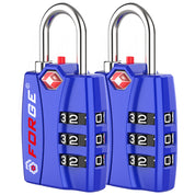 Candados para equipaje aprobados por la TSA: combinación de 3 dígitos, indicador de alerta abierta