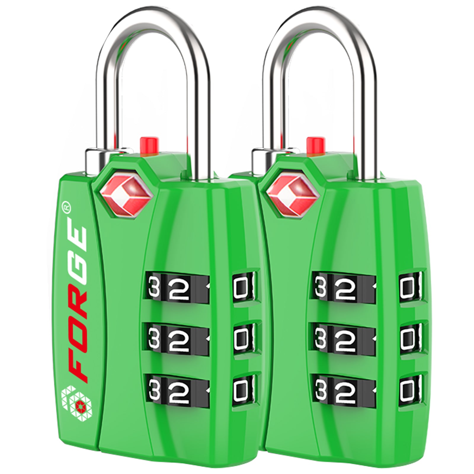 Candados para equipaje aprobados por la TSA: combinación de 3 dígitos, indicador de alerta abierta