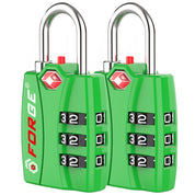 Candados para equipaje aprobados por la TSA: combinación de 3 dígitos, indicador de alerta abierta