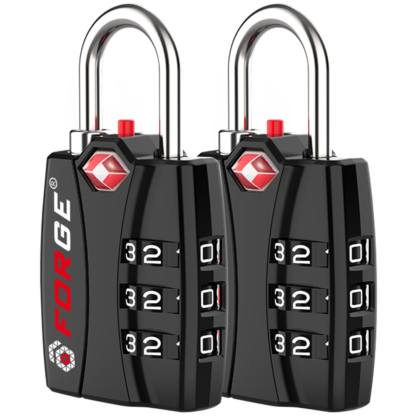 Candados para equipaje aprobados por la TSA: combinación de 3 dígitos, indicador de alerta abierta