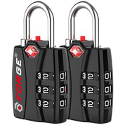 Candados para equipaje aprobados por la TSA: combinación de 3 dígitos, indicador de alerta abierta