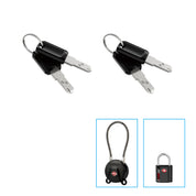 Forge TSA Key Lock Keys , OX Series & Koala Series, 4 packs