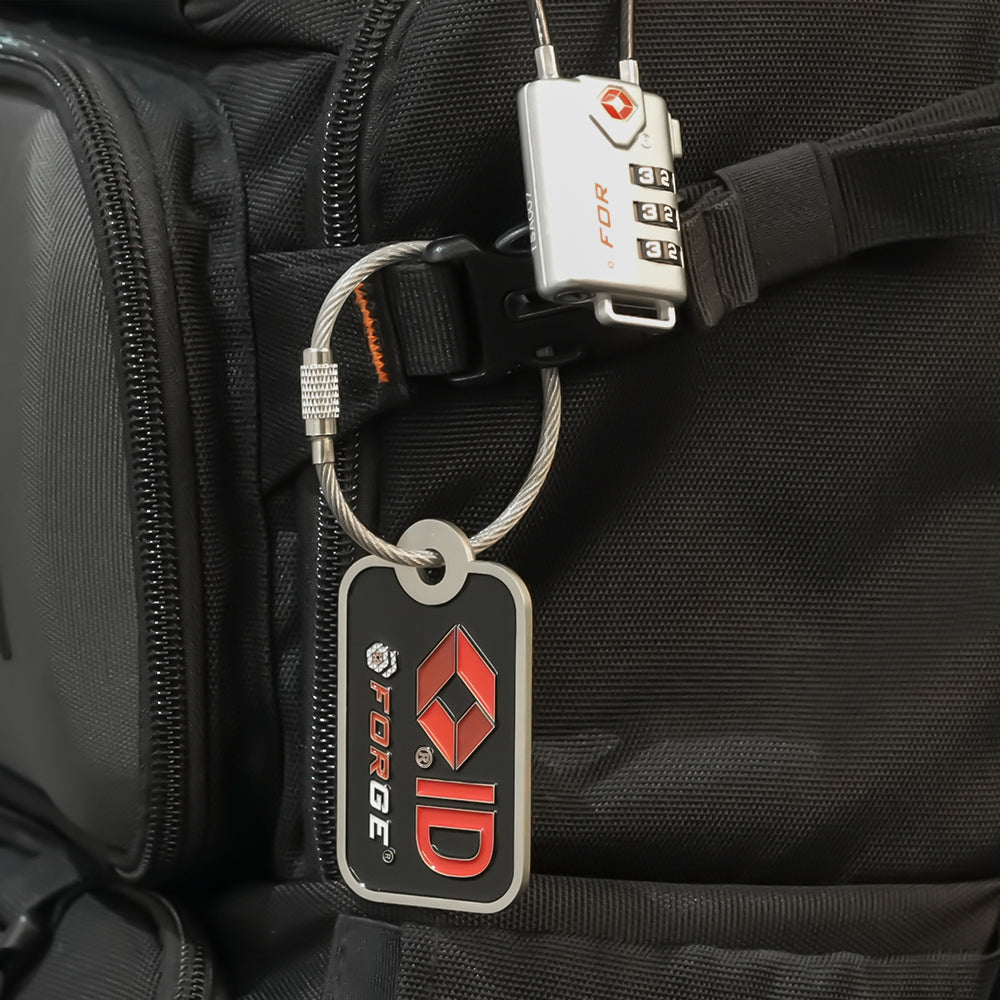 Forge TSID Travel Tag - Black Big 2 Pack
