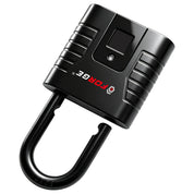 Forge Fingerprint Padlock, Unlock in Seconds – No App Needed Fingerprint Lock with All-Metal Build, Black 2 Pack