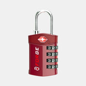 Pre-Owned, Great Condition. Lifetime Warranty Included.  TSA Approved 4-Digit Combination Locks for Luggage and Suitcases. Open Alert, Alloy Body. Red 4 Locks