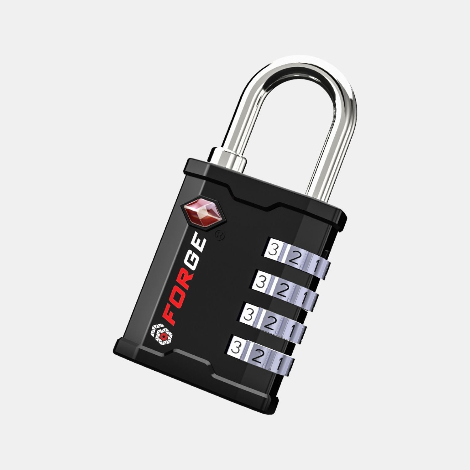 Candado de combinación de 4 dígitos aprobado por la TSA de alta resistencia para caja y estuche de herramientas con sistema de llave TSA006.