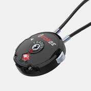 TSA Approved Round-Shaped Luggage Lock: Combination, Easy to Set, Use. Black 4 Locks