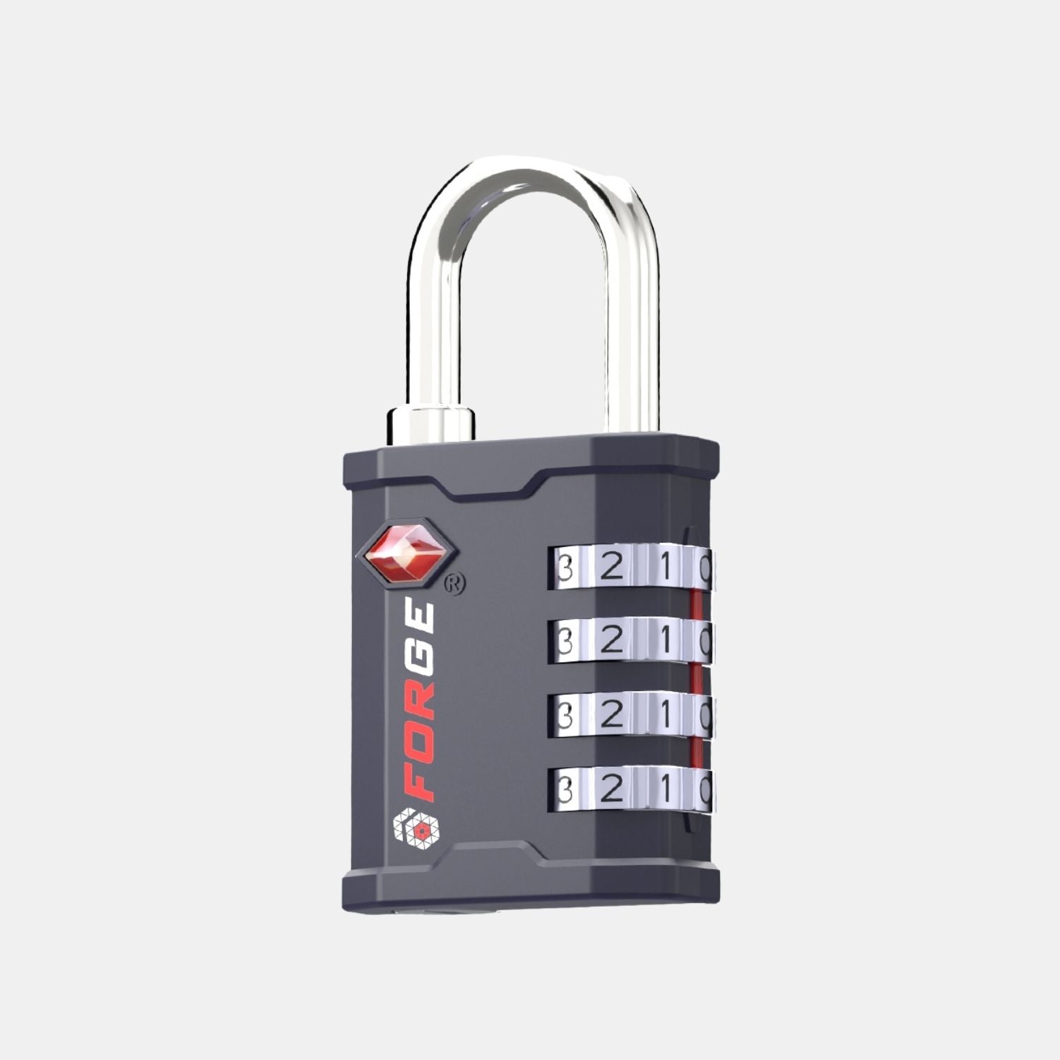 Heavy Duty TSA Approved  Lock for Tool Box and Case with TSA006 Key, Grey 1 Lock.