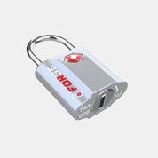 Candado para equipaje con llave con hoyuelos aprobado por la TSA: llave TSA006, candado ultraseguro de tamaño pequeño.