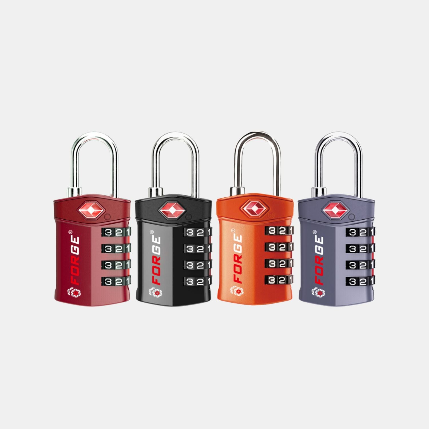 TSA Approved 4-Digit Combination Locks for Luggage and Suitcases. Open Alert, Alloy Body