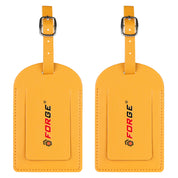 Forge Luggage Tag – Lightweight & Vibrant Travel ID. Yellow.