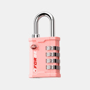 Heavy Duty Zinc Die-Cast TSA Approved Lock for Tool Box and Case with TSA006 Key, Pink 1 Lock