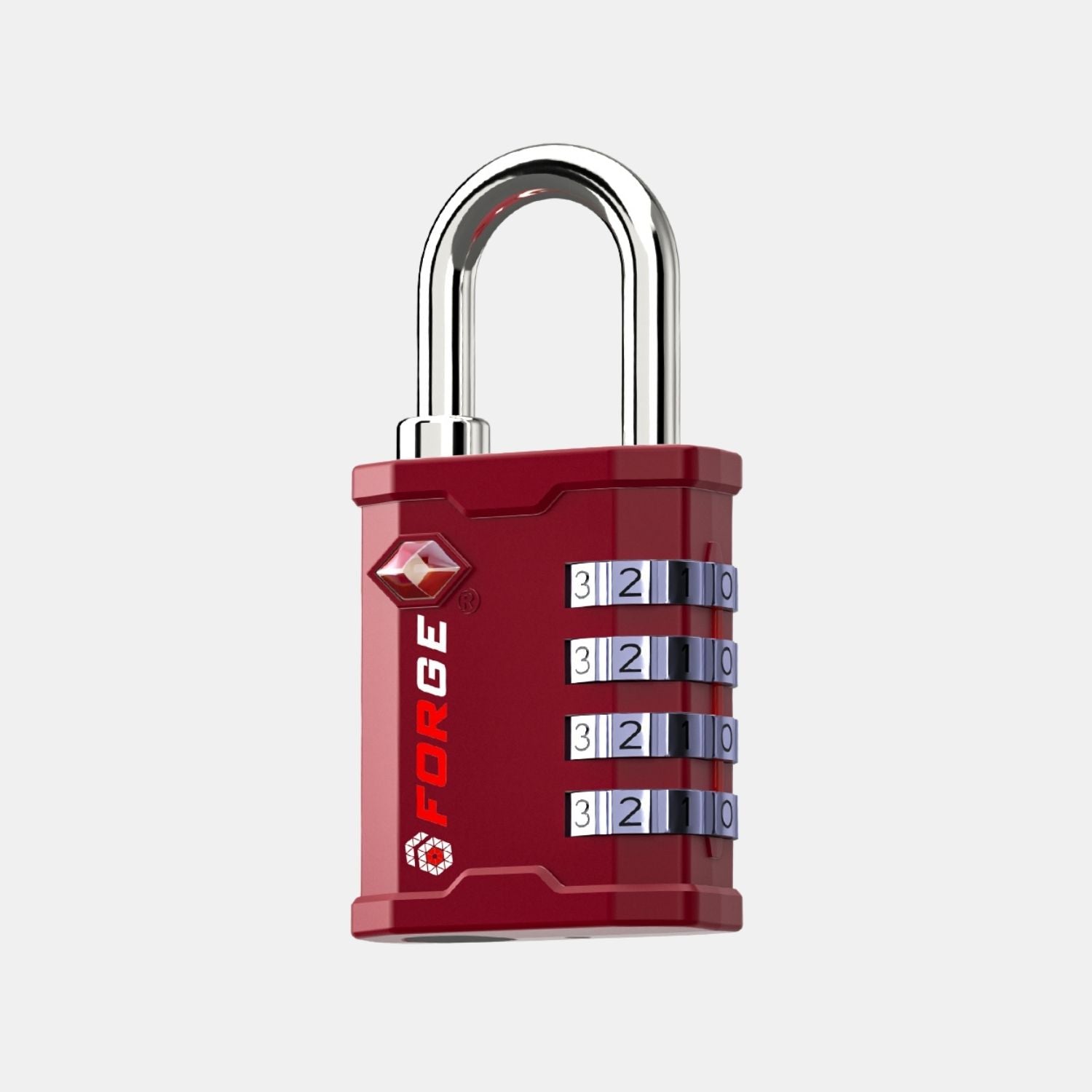 Forge Heavy Duty TSA Approved Lock for Toolbox and Case with TSA006 Key, Red 2 Locks. Pre-Owned, Great Condition. Lifetime Warranty Included.