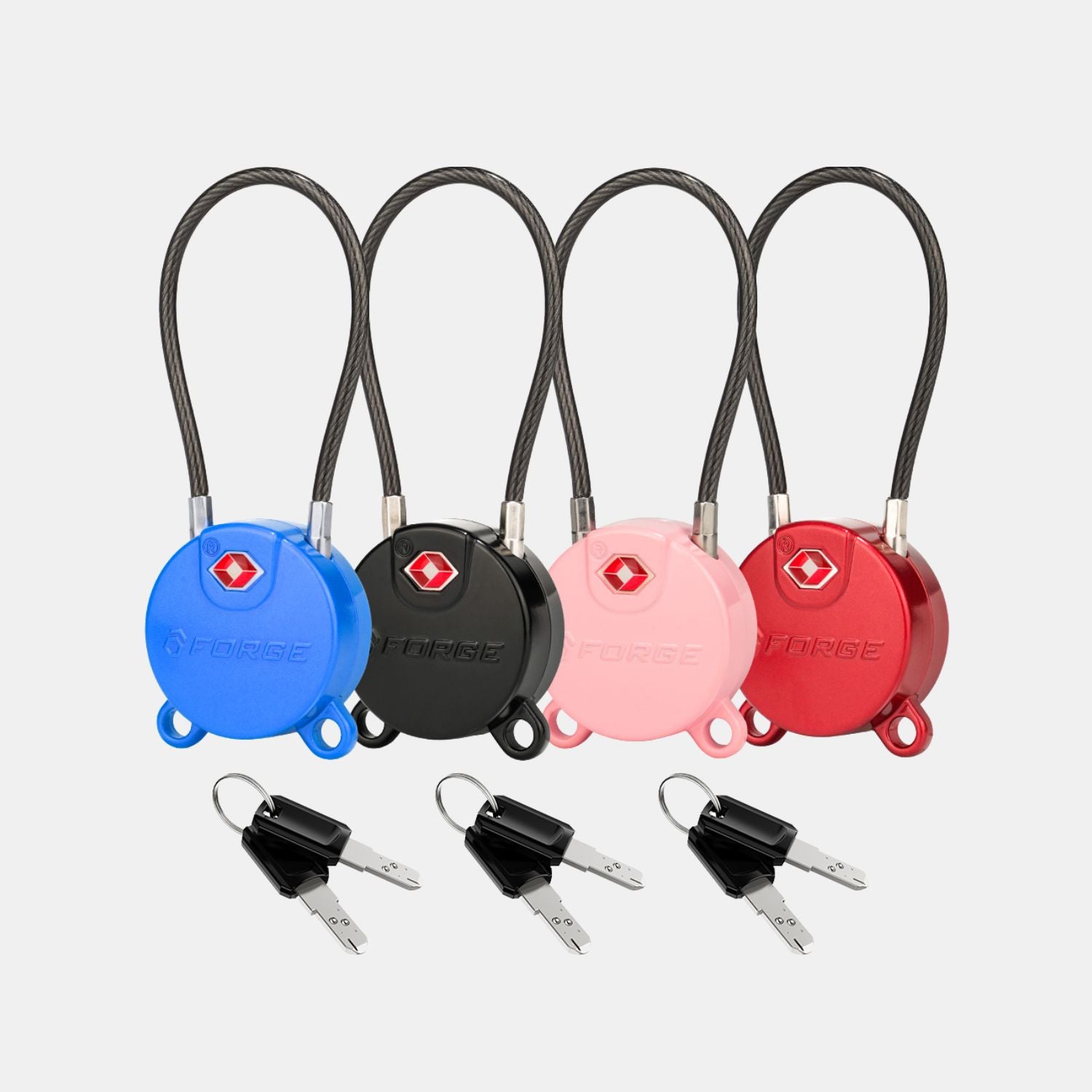 TSA Approved Luggage Locks, Ultra-Secure Dimple Key Travel Locks,TSA00 ...