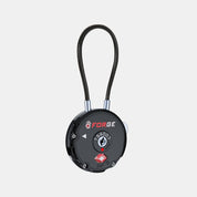 TSA Approved Round-Shaped Luggage Lock: Combination, Easy to Set, Use. Black 4 Locks