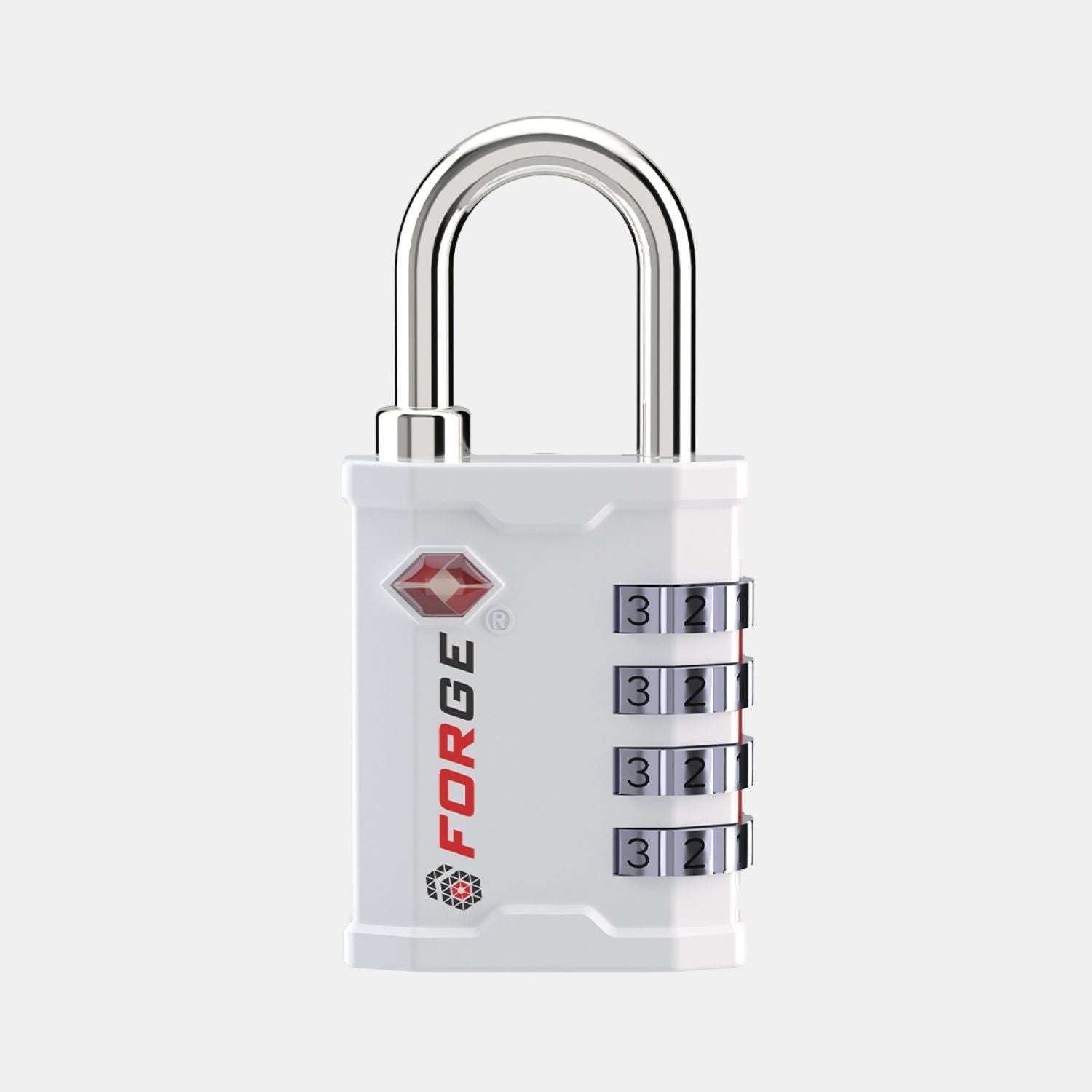 Heavy Duty TSA Approved  Lock for Tool Box and Case with TSA006 Key, White 1 Lock