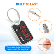 Forge TSID Lost and Found Travel Tag - Black Big 2 Pack