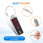 Forge TSID Travel Tag - Black Small 2 Pack