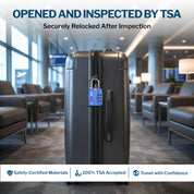 TSA-Approved Luggage Locks: 3-Digit Combination, Open Alert Indicator,Model 12022, 4 Color Locks #2