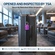 Candados para equipaje aprobados por la TSA: combinación de 3 dígitos, indicador de alerta abierta