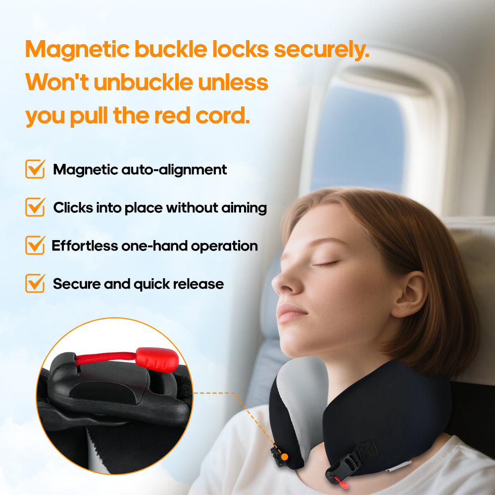 Ergonomic Memory Foam Neck Pillow Magnetic Buckle Forge Quality ergonomic-memory-foam-neck-pillow-magnetic-buckle-forge-quality