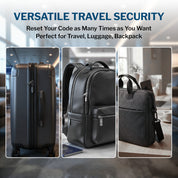 TSA-Approved Luggage Locks: 3-Digit Combination, Open Alert Indicator,Model 12022, 4 Color Locks #2