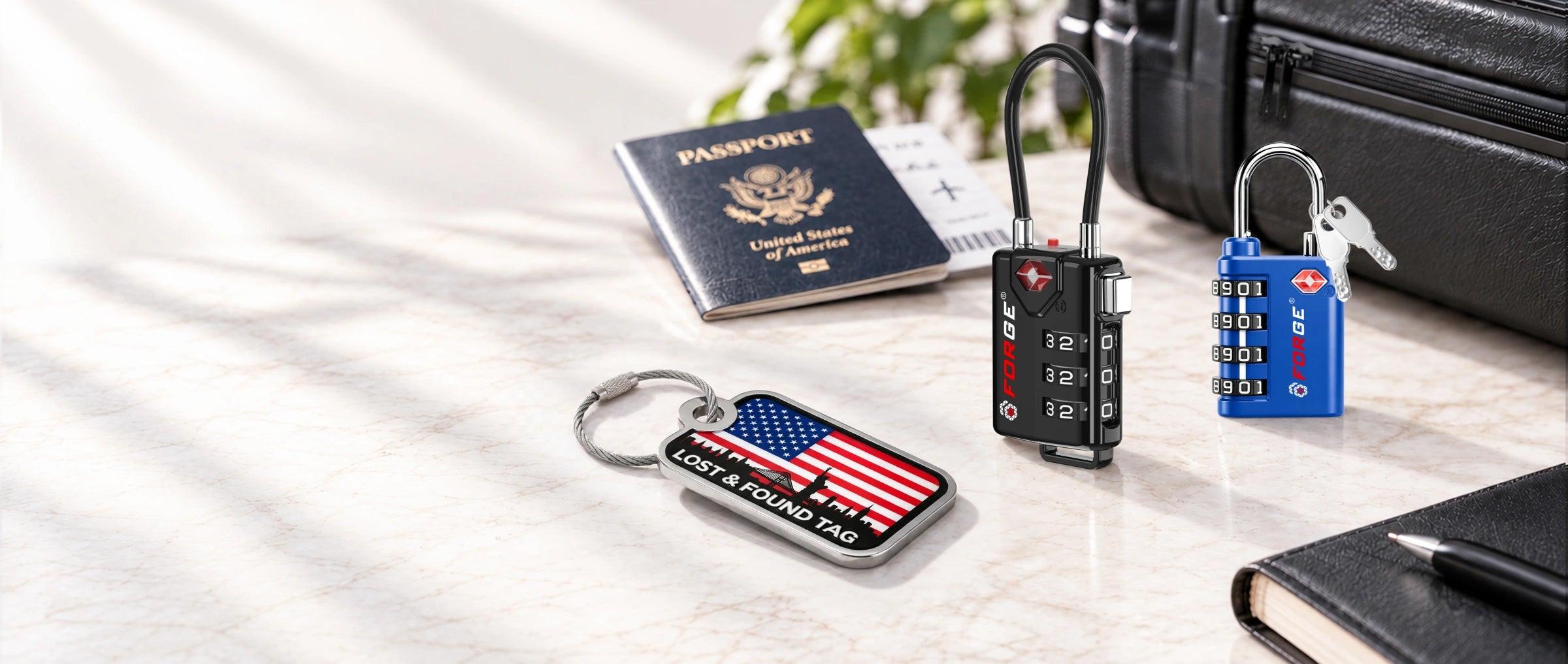 Forge travel security lock
