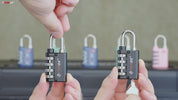 Forge Model Twin Guard HW-03, Dual-Access TSA Approved Lock - Heavy-Duty for Pelican Case, Toolbox, Suitcase, Camping. Black 2 Pack