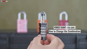 Heavy Duty TSA Approved  Lock for Tool Box and Case with TSA006 Key Cylinder, Model Giant, Pink  1 Locks
