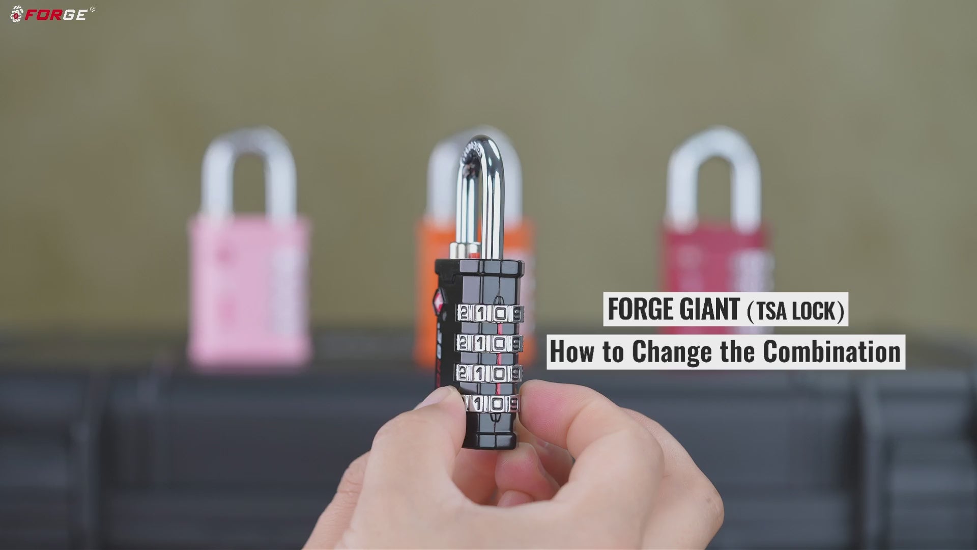 Heavy Duty TSA Approved  Lock for Tool Box and Case with TSA006 Key Cylinder, Model Giant, Pink  1 Locks