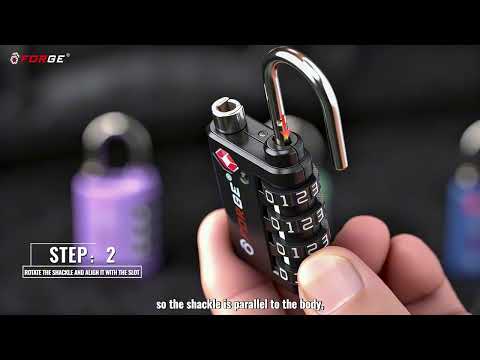 Nuevo candado para equipaje TSA de doble apertura (modelo 431B): acceso con llave o combinación, resistente. Incluye 4 candados negros. 