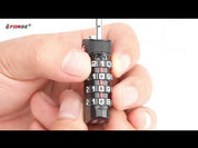 Candados de combinación de 4 dígitos aprobados por la TSA para equipaje y maletas. Alerta de apertura, cuerpo de aleación. Negros, 2 candados.