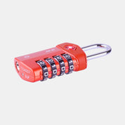 TSA Approved 4-Digit Combination Locks for Luggage and Suitcases. Open Alert, Alloy Body. Orange 4 Locks