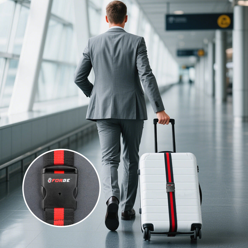 Secureforge Heavy-Duty Luggage Strap | Adjustable & Secure - Forge Quality